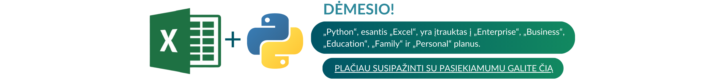 „python“, Esanti „excel“, šiuo Metu Yra Peržiūros Versijoje. Ši Funkcija Palaipsniui įtraukiama į Enterprise, Business, Education, Family Ir Personal Vartotojus. (2)