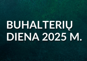 Buhalterių Diena 2025 M. Vilnius Mažas